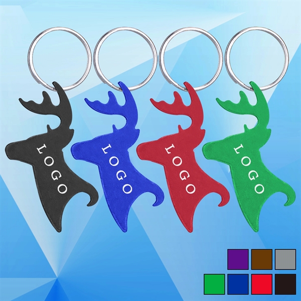 Buck / Deer Shaped Opener w/ Key Ring - Image 1