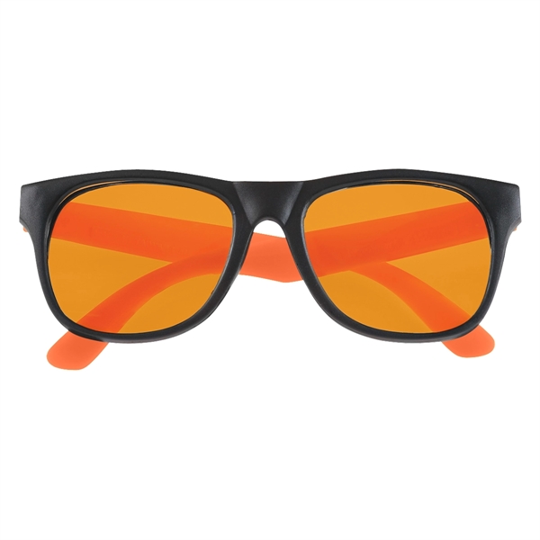 Tinted Lenses Rubberized Sunglasses - Image 16