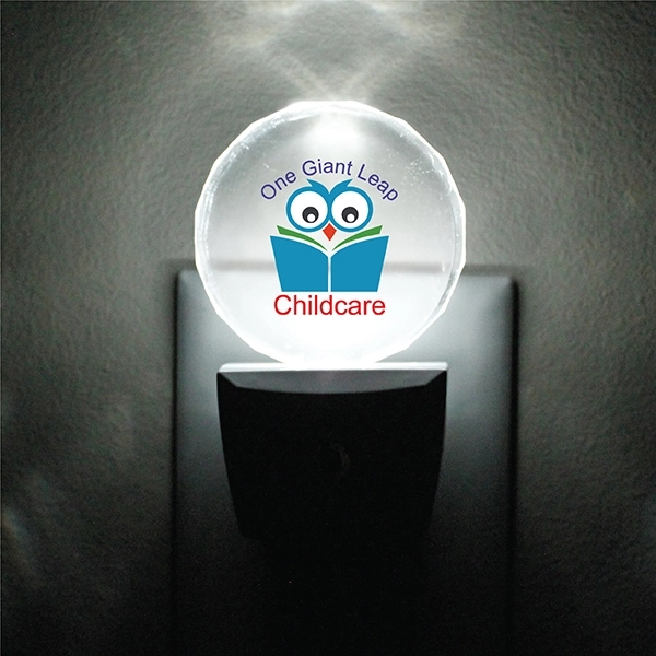 Circle LED Night Light, Full Color Digital - Image 3