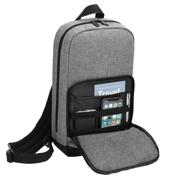 Graphite Deluxe Recyclced Sling Backpack - Image 6