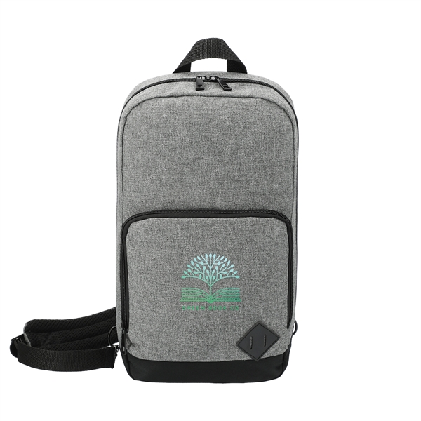 Graphite Deluxe Recyclced Sling Backpack - Image 1