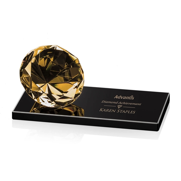 Gemstone Award on Black - Amber - Image 6