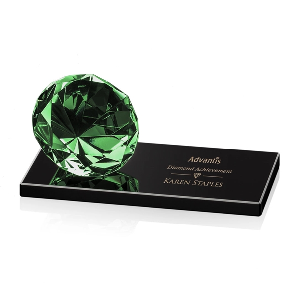 Gemstone Award on Black - Emerald - Image 6