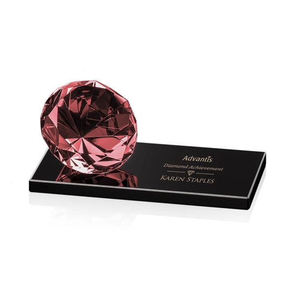 Gemstone Award on Black - Ruby - Image 2