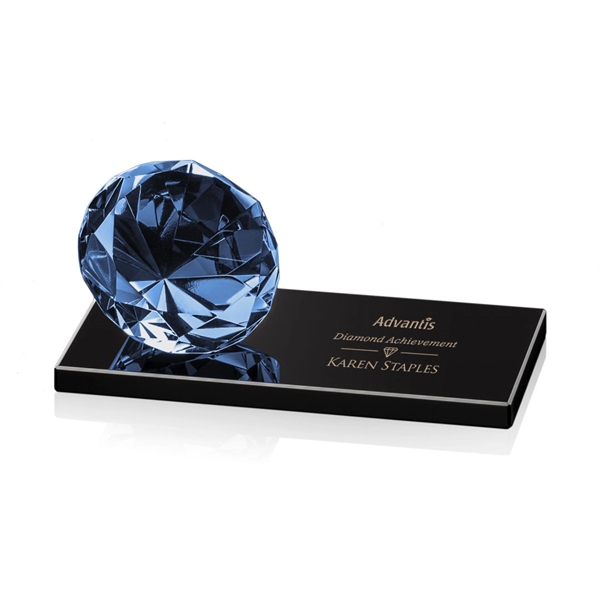 Gemstone Award on Black - Sapphire - Image 3