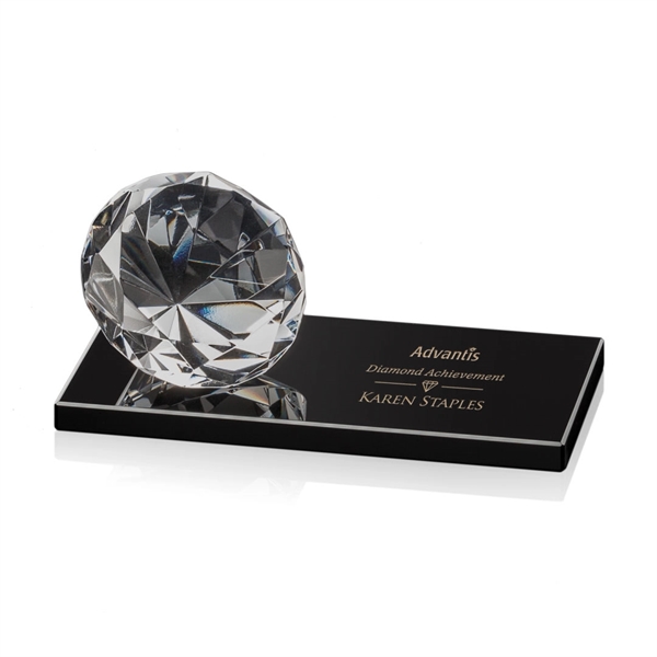 Gemstone Award on Black - Diamond - Image 4