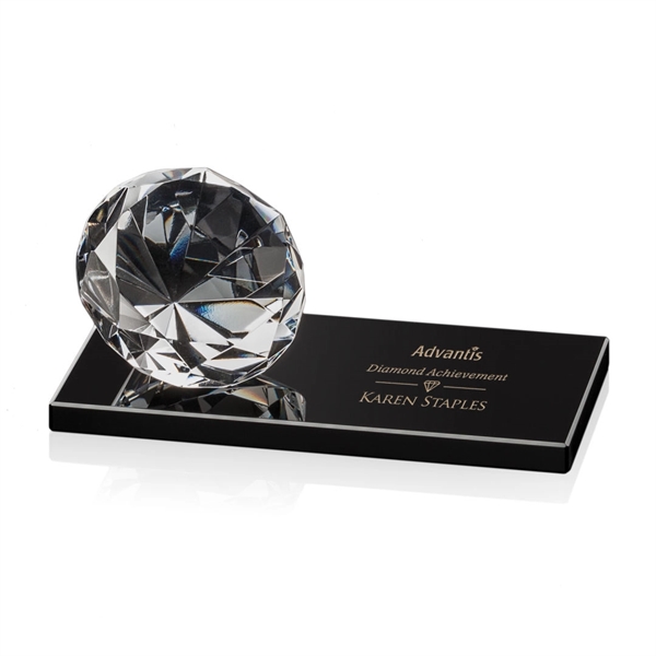 Gemstone Award on Black - Diamond - Image 5