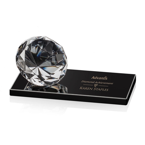 Gemstone Award on Black - Diamond - Image 6