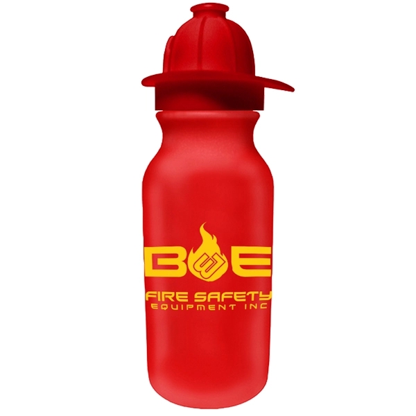 20 oz. Value Cycle Bottle w/Fireman Helmet Push'n Pull Cap - Image 16