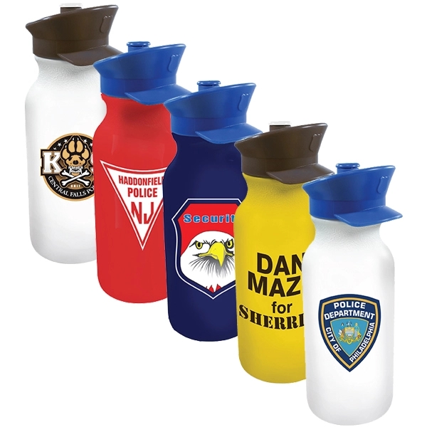 20 oz. Value Cycle Bottle with Police Hat Push 'n Pull Cap - Image 19