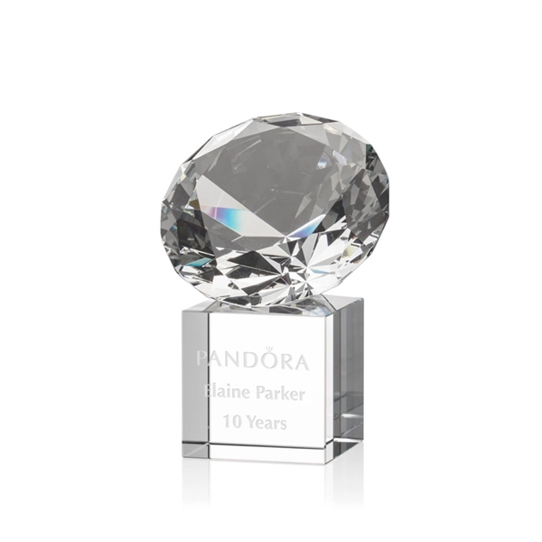 Gemstone Award on Cube - Diamond - Image 3