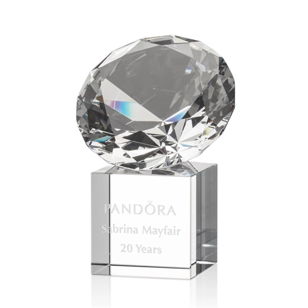 Gemstone Award on Cube - Diamond - Image 5