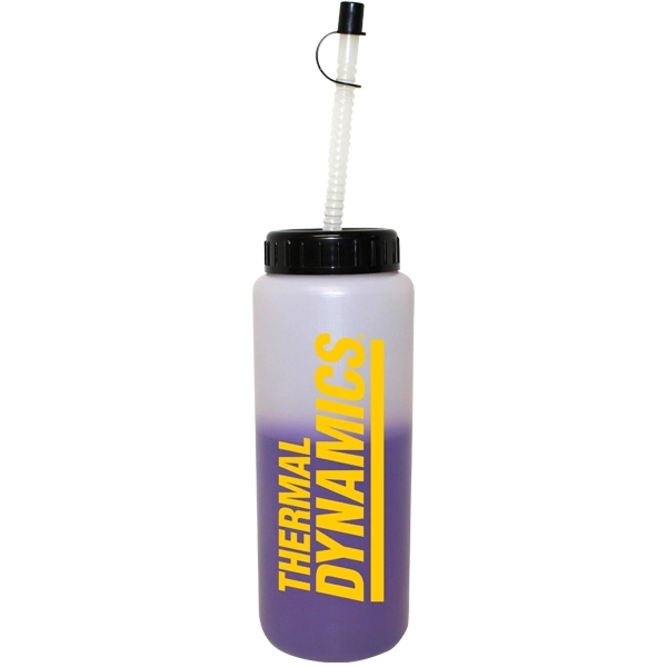 32 oz. Mood Sports Bottle with Flexible Straw - Image 14