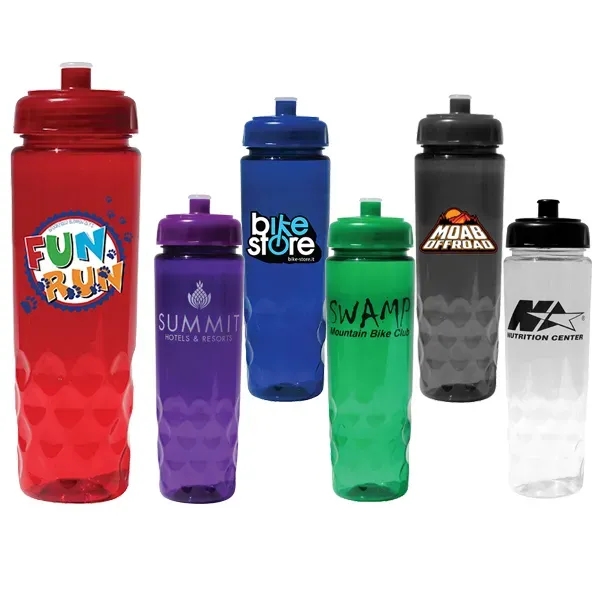 24 oz. Poly-Saver PET Bottle with Push 'n Pull Cap - Image 9