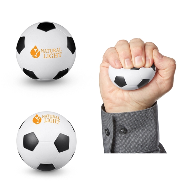 Soccer Super Squish Stress Reliever - Image 1