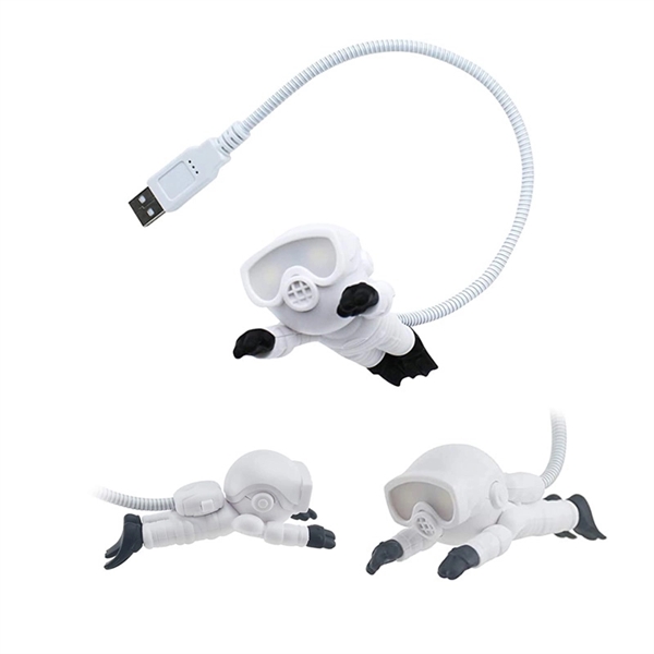 Astronaut Spacement Diver Design USB LED Night Light - Image 2