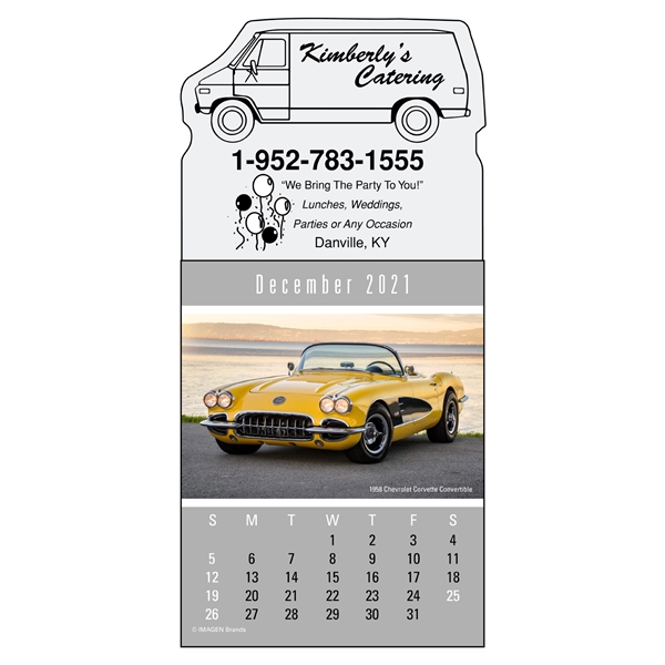 Cruisin' Cars Magna-Stick™ Calendar - Image 1