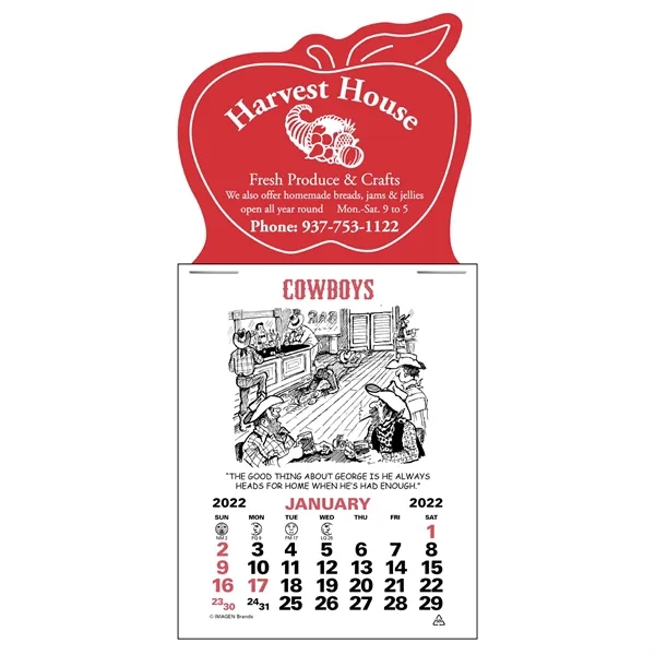 Cowboy Magna-Stick™ Calendar - Image 1