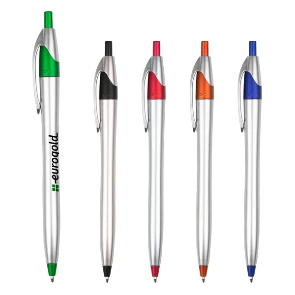 Silver Pen w/ Colored Accents - Image 1