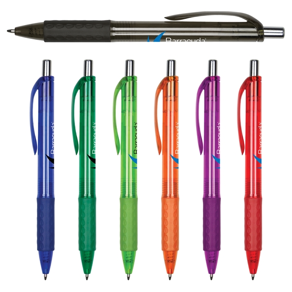 Translucent Pen w/ Gripper - Image 1