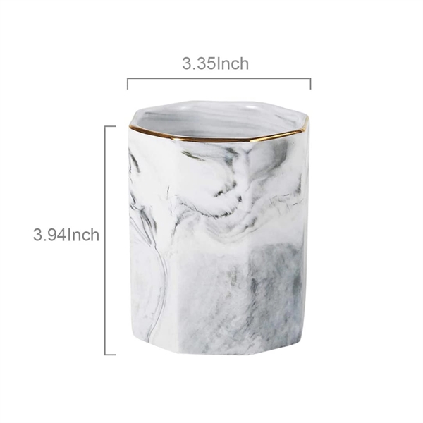 Marble Pattern Pen Holder Stand - Image 2