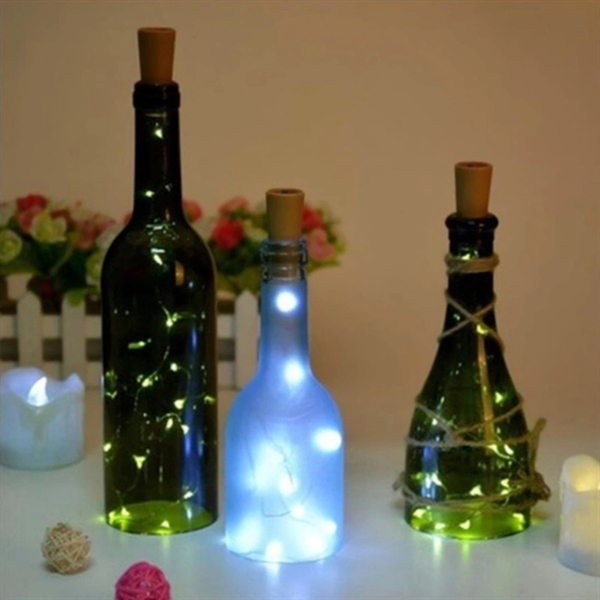 2M 20 LED Wine Bottle Fairy String Lights - Image 2