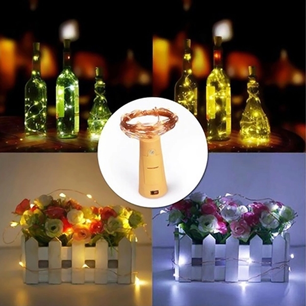 2M 20 LED Wine Bottle Fairy String Lights - Image 3