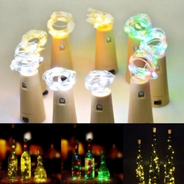 2M 20 LED Wine Bottle Fairy String Lights - Image 4