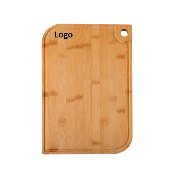 Bamboo Cutting Board for Kitchen With Juice Grooves/ Tray