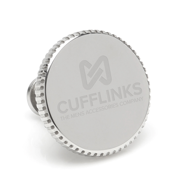 Coin Edge Stainless Steel Engravable Lapel Pin - Image 6