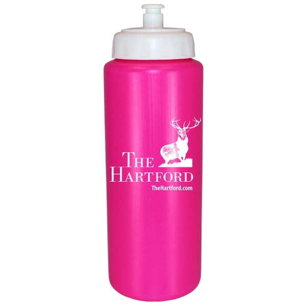32 oz. Sports Bottle with Push 'n Pull Cap - Image 18