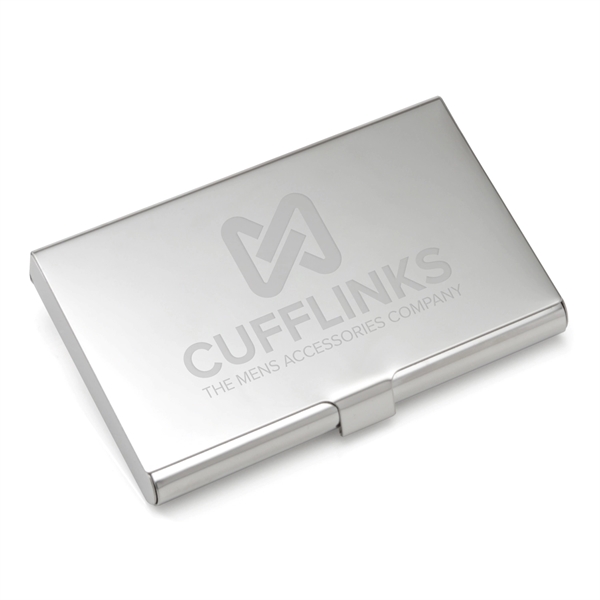 Engravable Stainless Steel Business Card Case - Image 2