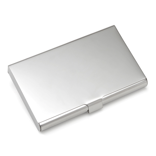 Engravable Stainless Steel Business Card Case - Image 1
