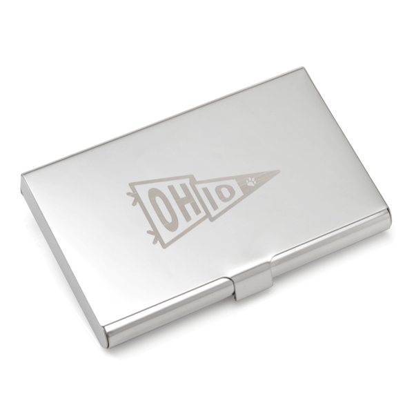 Engravable Stainless Steel Business Card Case - Image 3