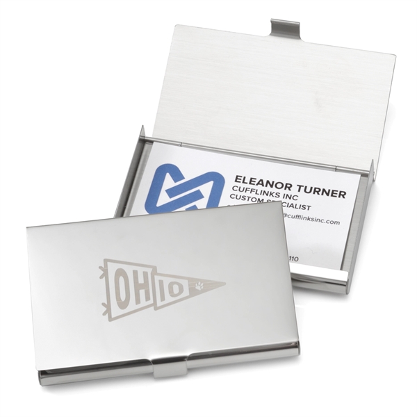 Engravable Stainless Steel Business Card Case - Image 5
