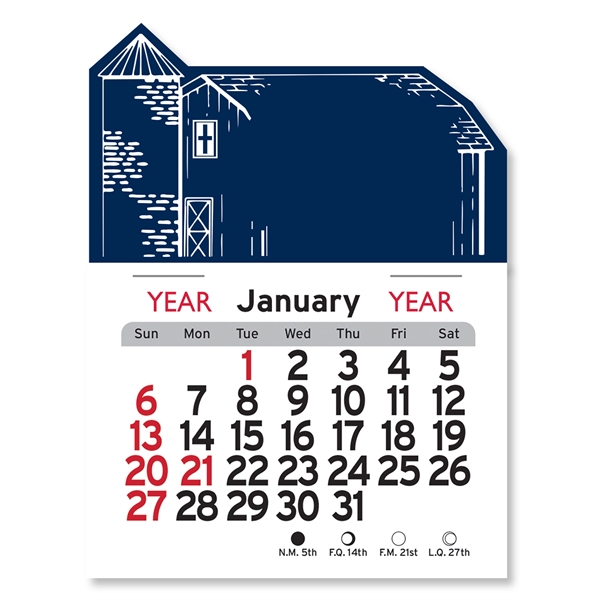 Barn Shaped Peel-N-Stick® Calendar - Image 35