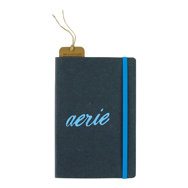 Recycled Leather Hardcover Notebook - Image 2