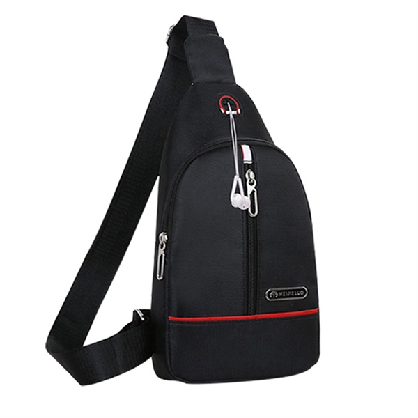 Sling Backpack w/ a Earbud Port - Image 4