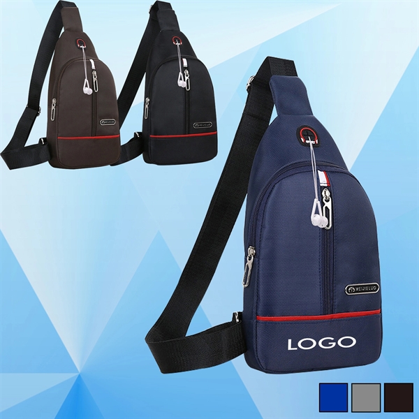Sling Backpack w/ a Earbud Port - Image 1