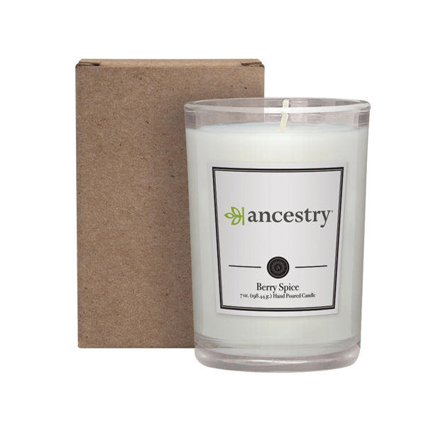 8 oz. Scented Tumbler Candle in a Cardboard Gift Box - Image 1