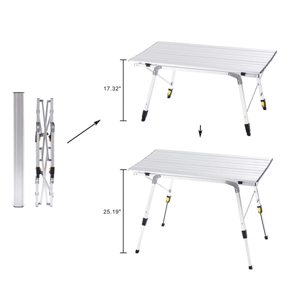 Aluminum Folding Camping Table - Image 3