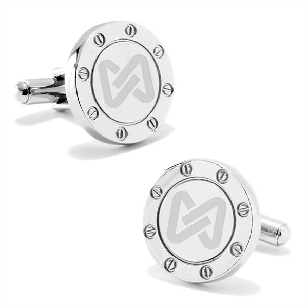 Stainless Steel Engravable Bolted Cufflinks - Image 6