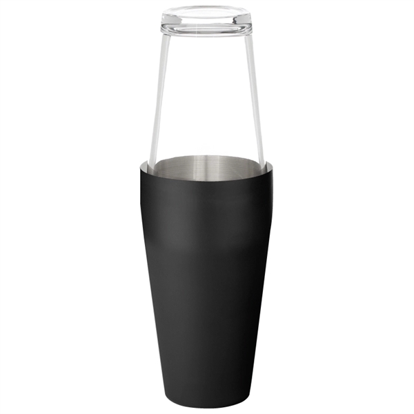 26 oz. Glass & Stainless Steel Boston Cocktail Shaker - Image 2