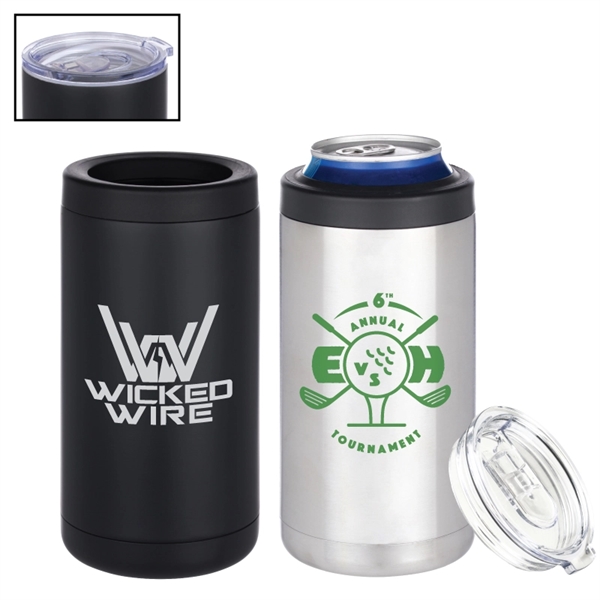 Tallboy 2 in 1 Vacuum Insulated Can Holder and Tumbler - Image 1