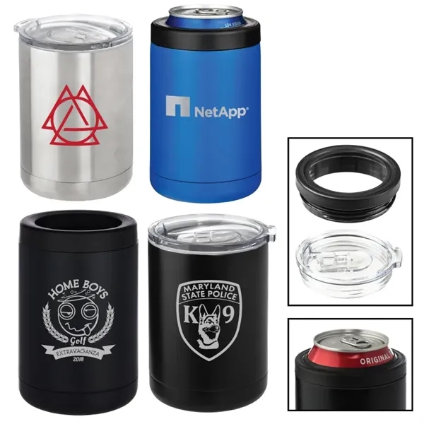 Arctic Beast 2 in 1 Vacuum Insulated Can Holder and Tumbler - Image 1