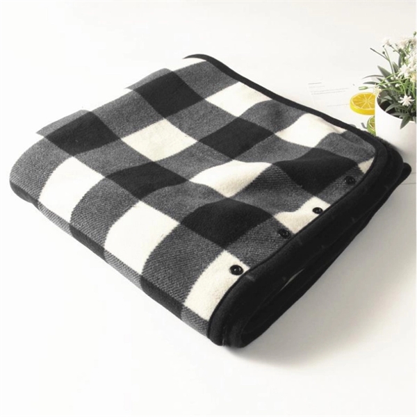 Fleece Wearable Shawl Blanket - Image 5