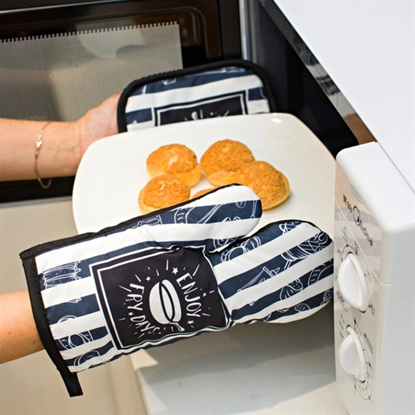 2 PCS Oven Mitts and Pot Holders Set - Image 3