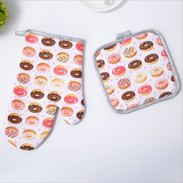 2 PCS Oven Mitts and Pot Holders Set - Image 5