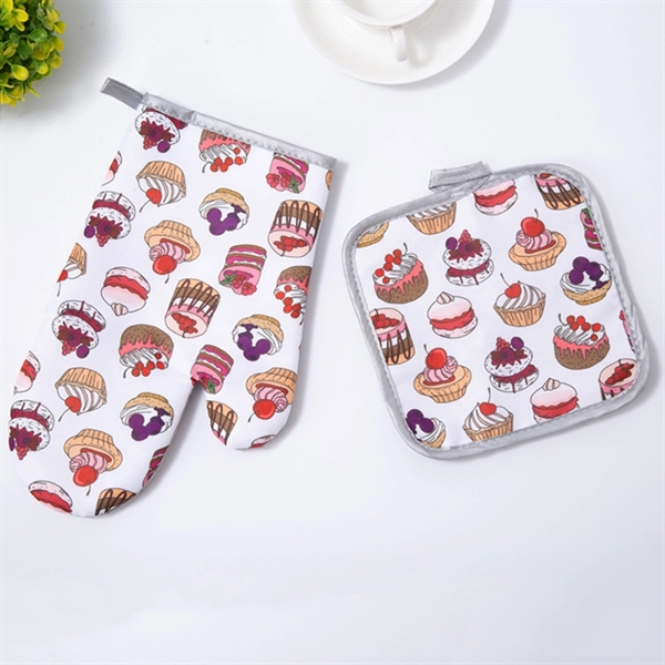 2 PCS Oven Mitts and Pot Holders Set - Image 6