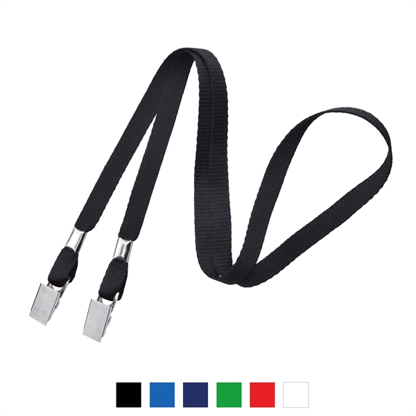 3/8" Double Ended Stock Lanyards WITH BULLDOG CLIPS - Image 2